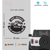 Jeep Off-Road Adventure Car Sticker